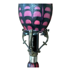 Vintage Murano Italy Handblown Purple Glass Murrine Lamp (Attr. Fratelli Toso)