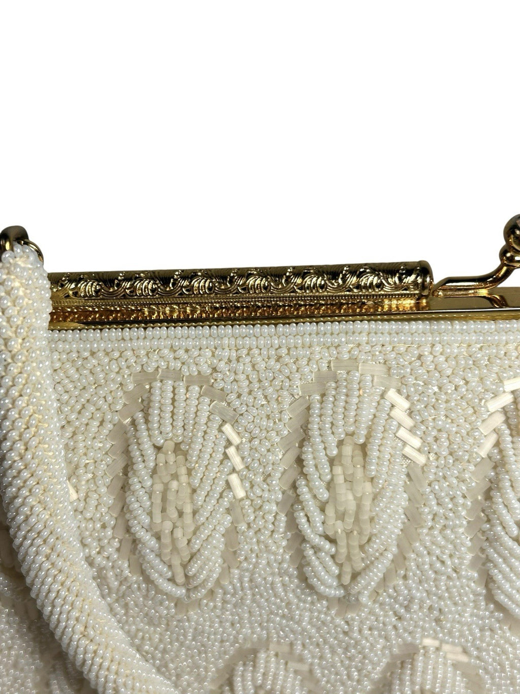 Vintage Freeport Hong Kong Beaded Clutch Purse