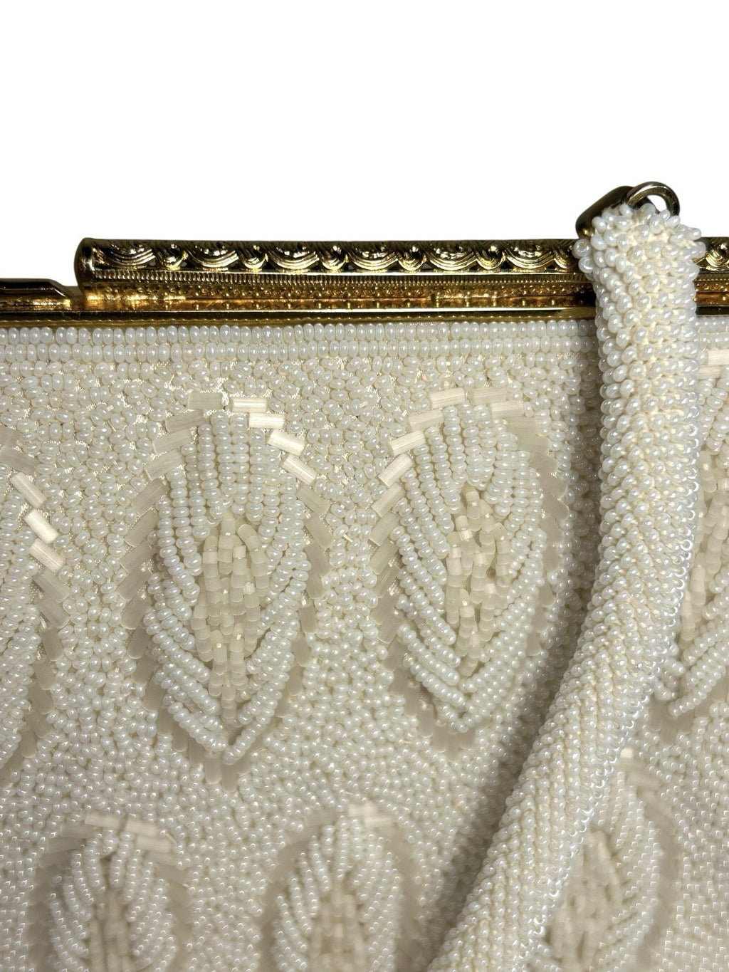 Vintage Freeport Hong Kong Beaded Clutch Purse