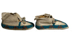 Anitque Native American Nothern Plains Sioux Baby or Child Beaded Moccasins