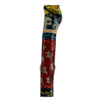 Vintage Hand Carved and Painted Folk Art Walking Stick by Chris Lewallen