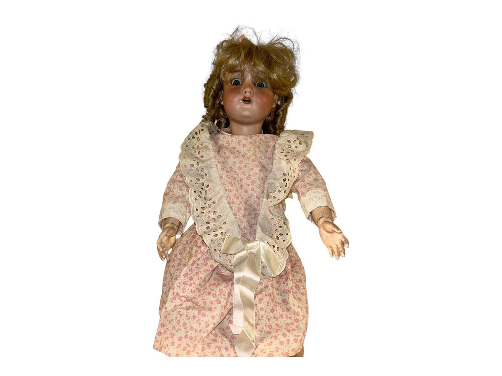 Antique Armand Marseille Bisque Head Doll 390 N, Composition Jointed Body