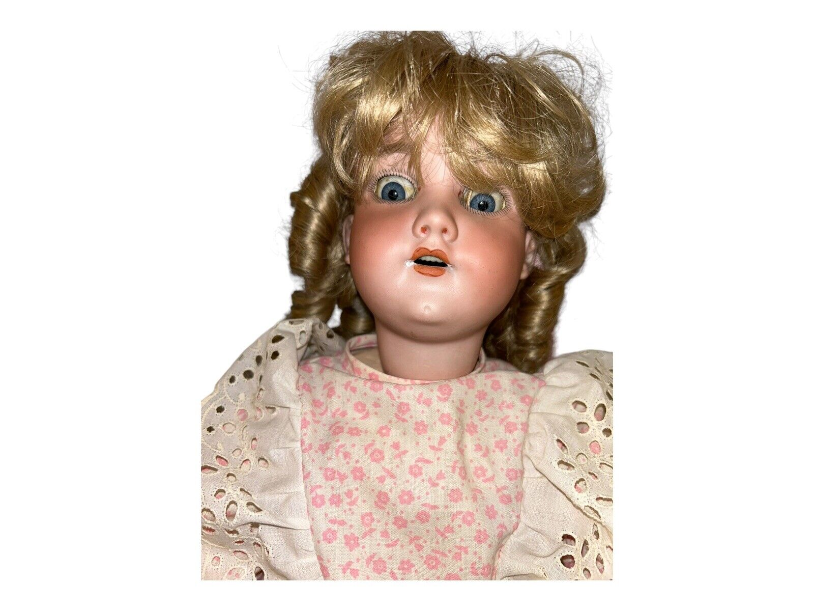 Antique Armand Marseille Bisque Head Doll 390 N, Composition Jointed Body