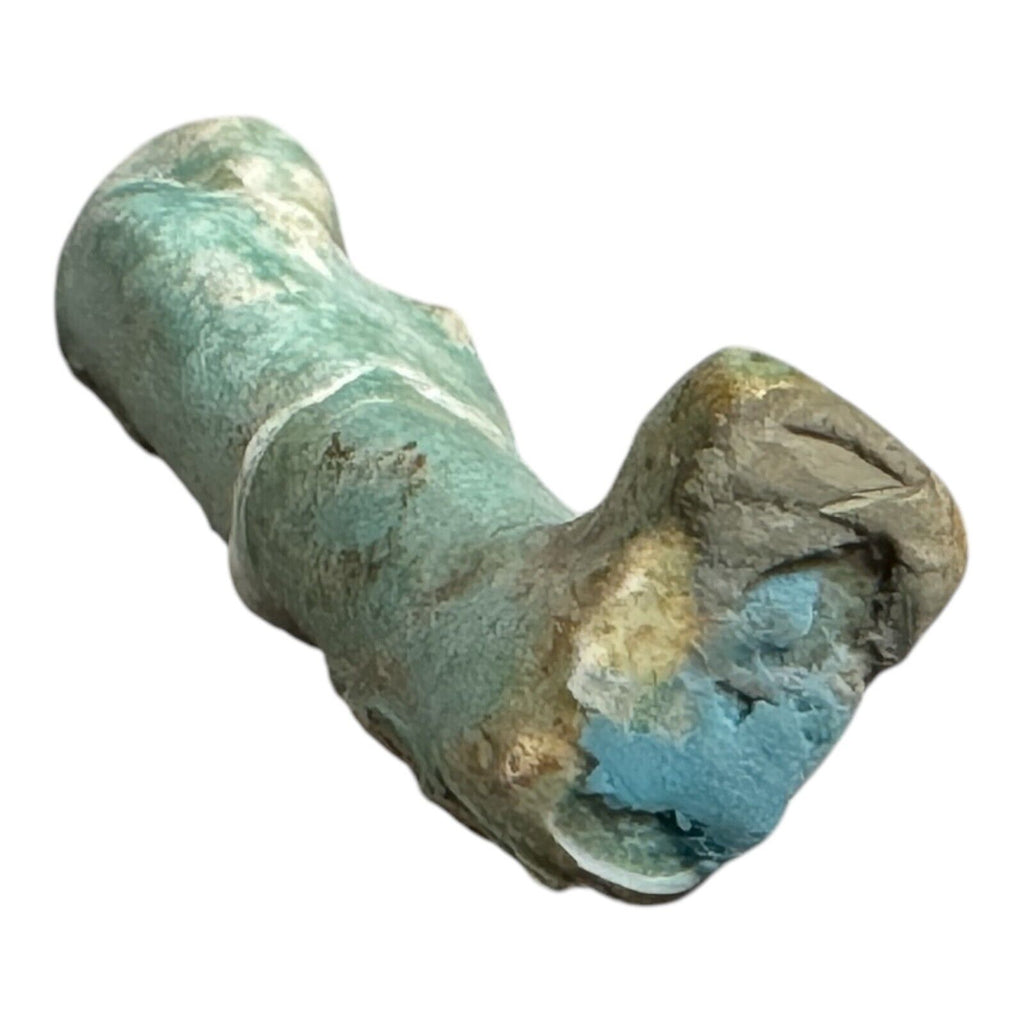 Ancient Egyptian Faience Ushabti Shabti Figure – Glazed Burial Artifact