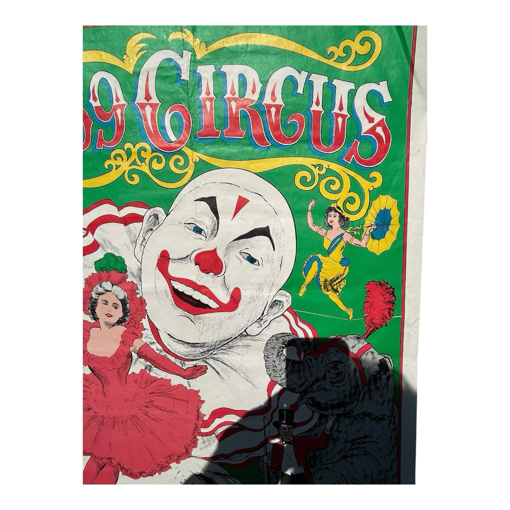 Vintage 1869 Circus Poster from San Diego Celebration in 1969