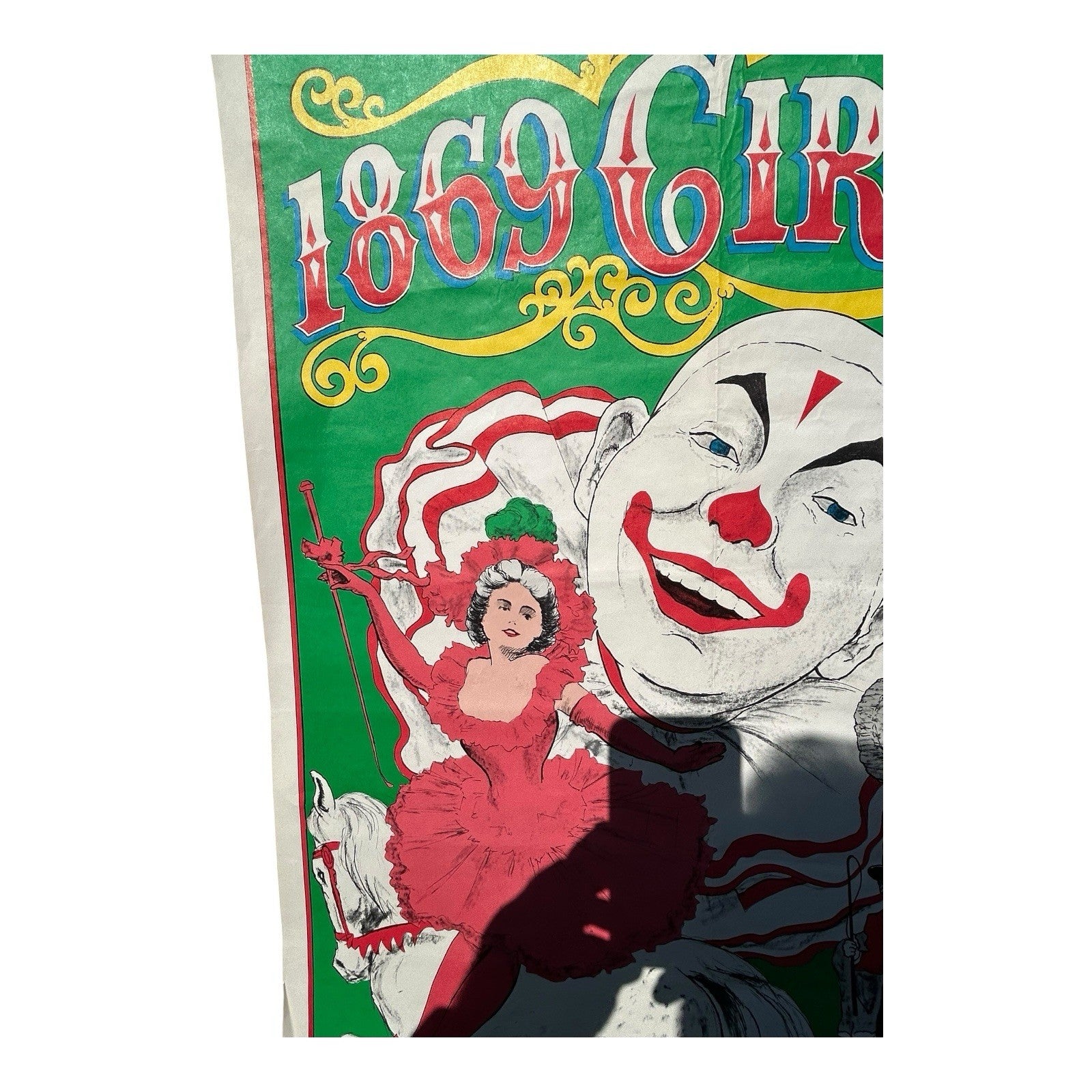 Vintage 1869 Circus Poster from San Diego Celebration in 1969