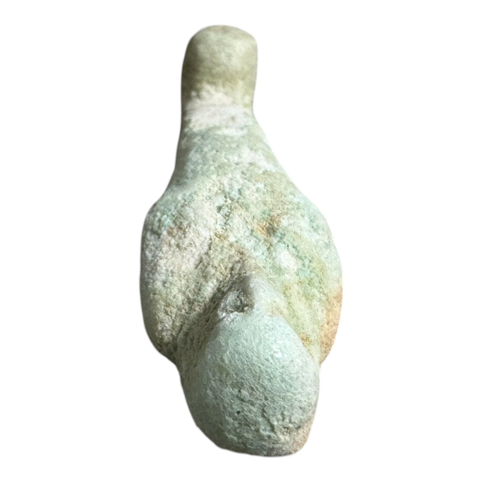 Ancient Egyptian Hand Carved Faience Glazed Collectible Stone Ushabti Figure