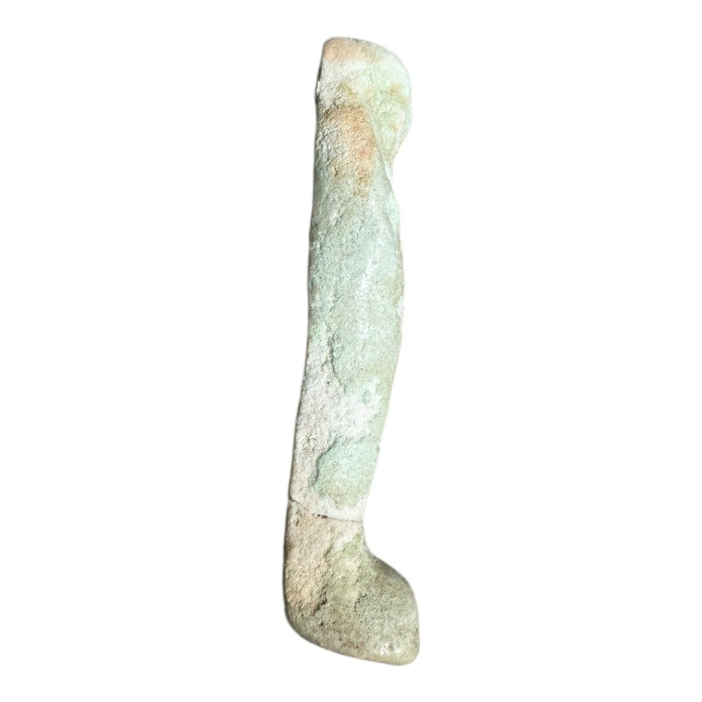 Ancient Egyptian Hand Carved Faience Glazed Collectible Stone Ushabti Figure