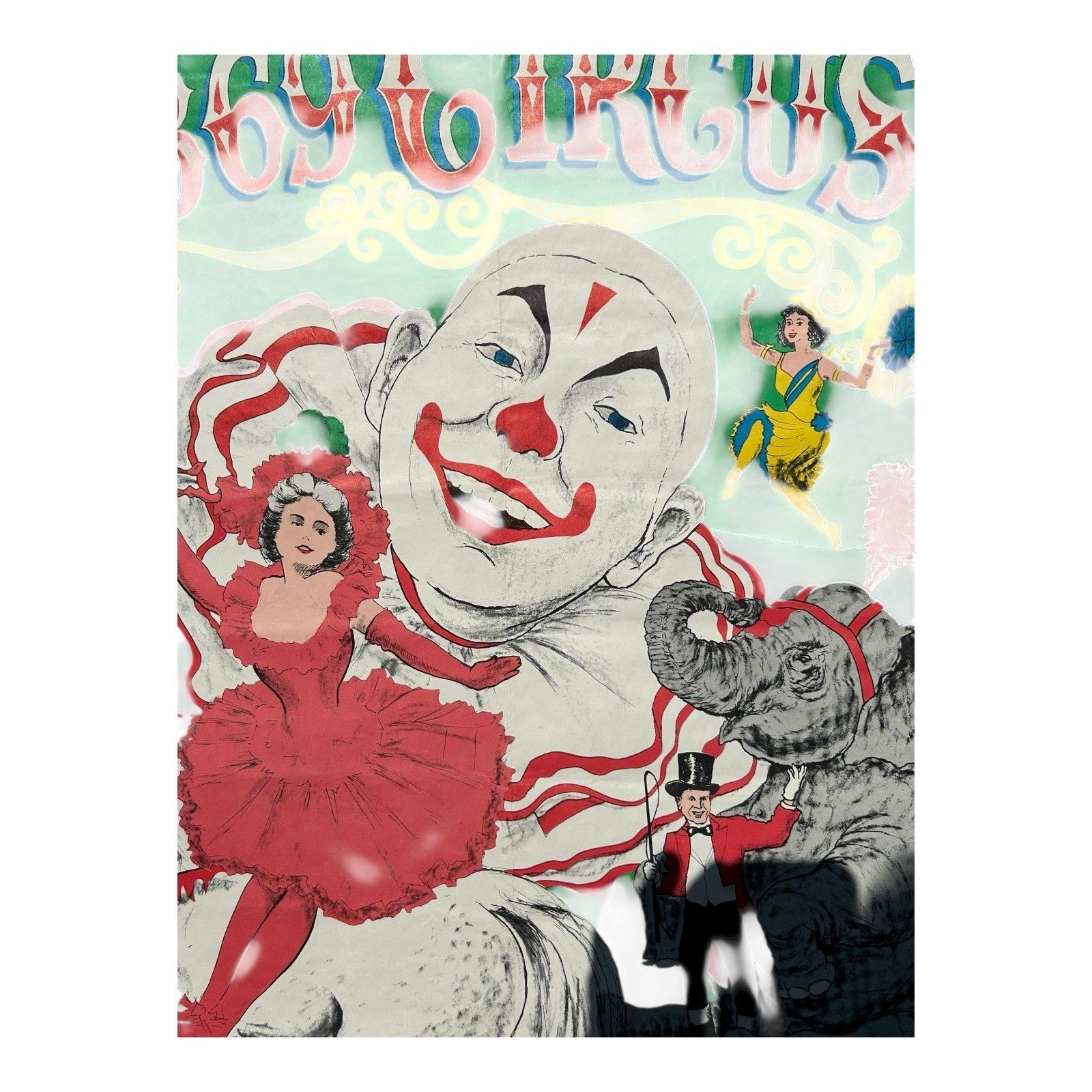 Vintage 1869 Circus Poster from San Diego Celebration in 1969