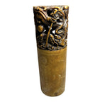 Antique Hand Carved Soapstone Chinese Dragon Chop Seal