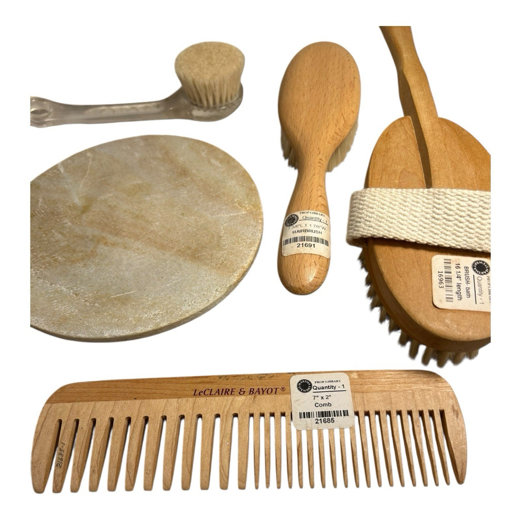 Vintage Bath & Hair Brushes Owned by Martha Stewart at Turkey Hill Kitchen