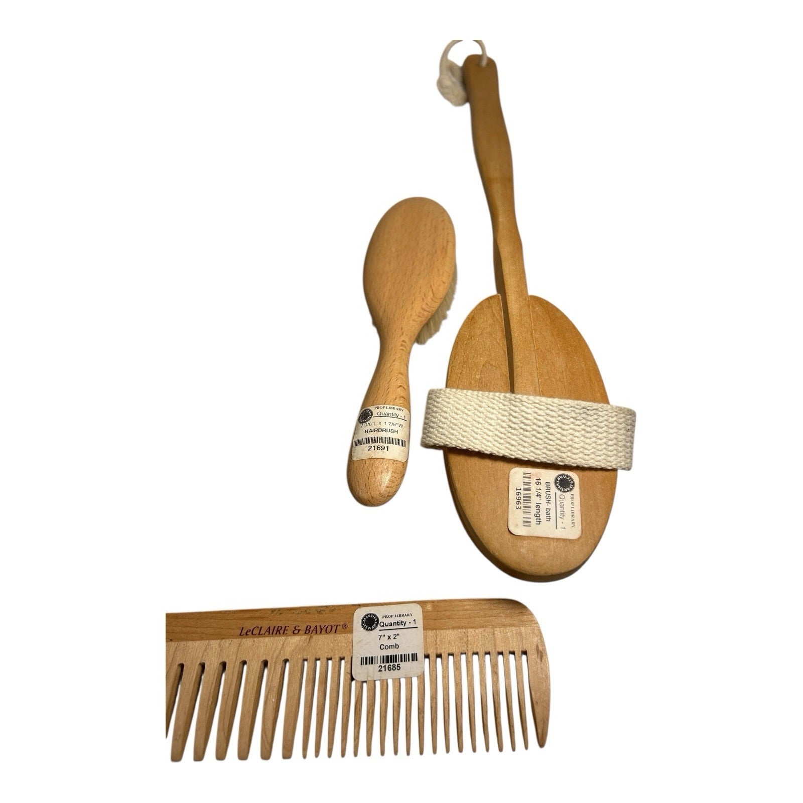 Vintage Bath & Hair Brushes Owned by Martha Stewart at Turkey Hill Kitchen