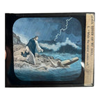 Antique Methodist Missionary Magic Lantern Biblical Slides with Case