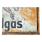 Antique Original Mobilgas Pegasus Gasoline Advertising Trade Sign