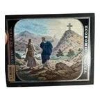 Antique Methodist Missionary Magic Lantern Biblical Slides with Case