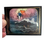 Antique Methodist Missionary Magic Lantern Biblical Slides with Case
