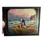 Antique Methodist Missionary Magic Lantern Biblical Slides with Case