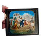 Antique Methodist Missionary Magic Lantern Biblical Slides with Case