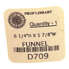 Vintage Lot of 4 Tin Funnels Owned by Martha Stewart at Turkey Hill Kitchen