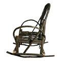 Antique Rustic Adirondack Twig Miniature Folk Art Rocking Chair