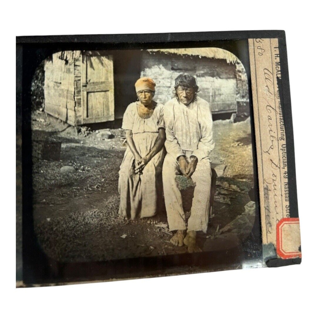 Antique Methodist Missionary Magic Lantern Biblical Slides with Case