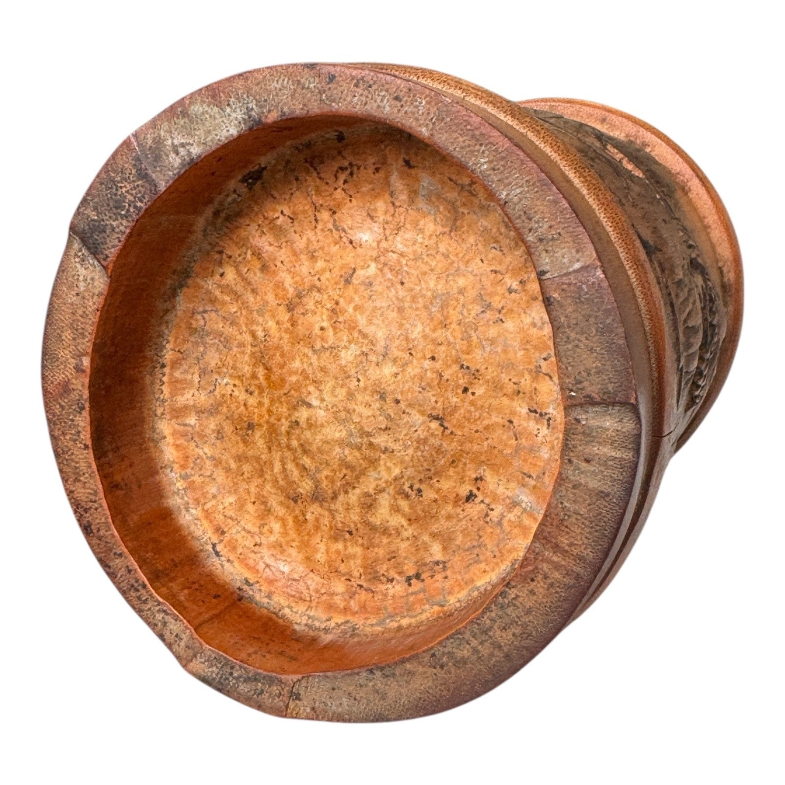 Antique Chinese Bamboo Carved Bitong Brush Pot