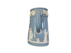 Antique Wedgwood Blue Jasperware Pottery Pitchers – Set of 2