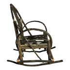 Antique Rustic Adirondack Twig Miniature Folk Art Rocking Chair
