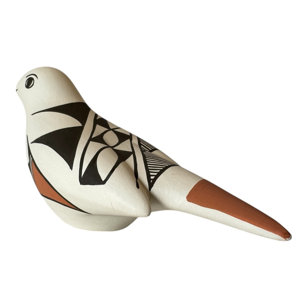 Vintage Native American Southwestern Acoma Pottery Bird Effigy Figurine