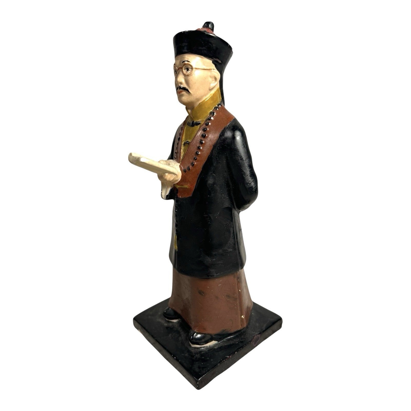 Antique Chinese Shiwan Ceramic Scholar Figure