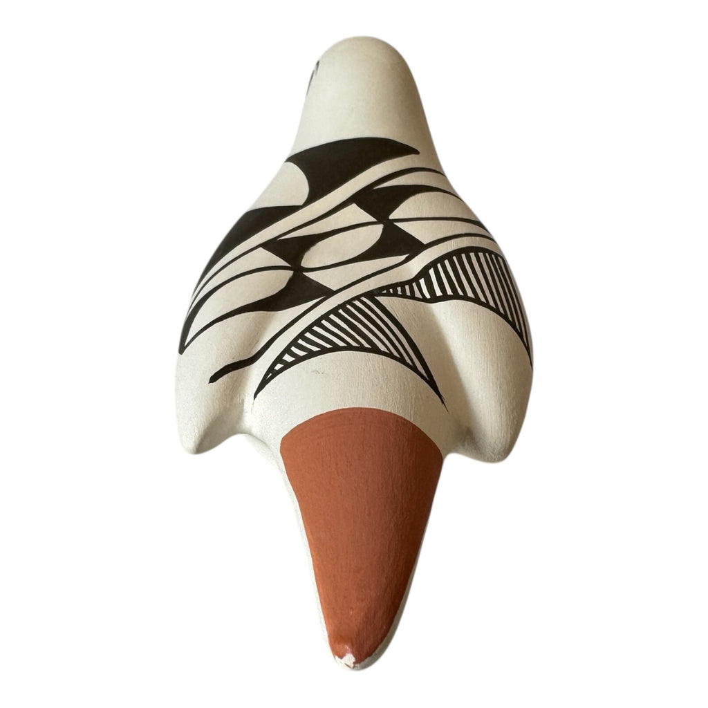 Vintage Native American Southwestern Acoma Pottery Bird Effigy Figurine