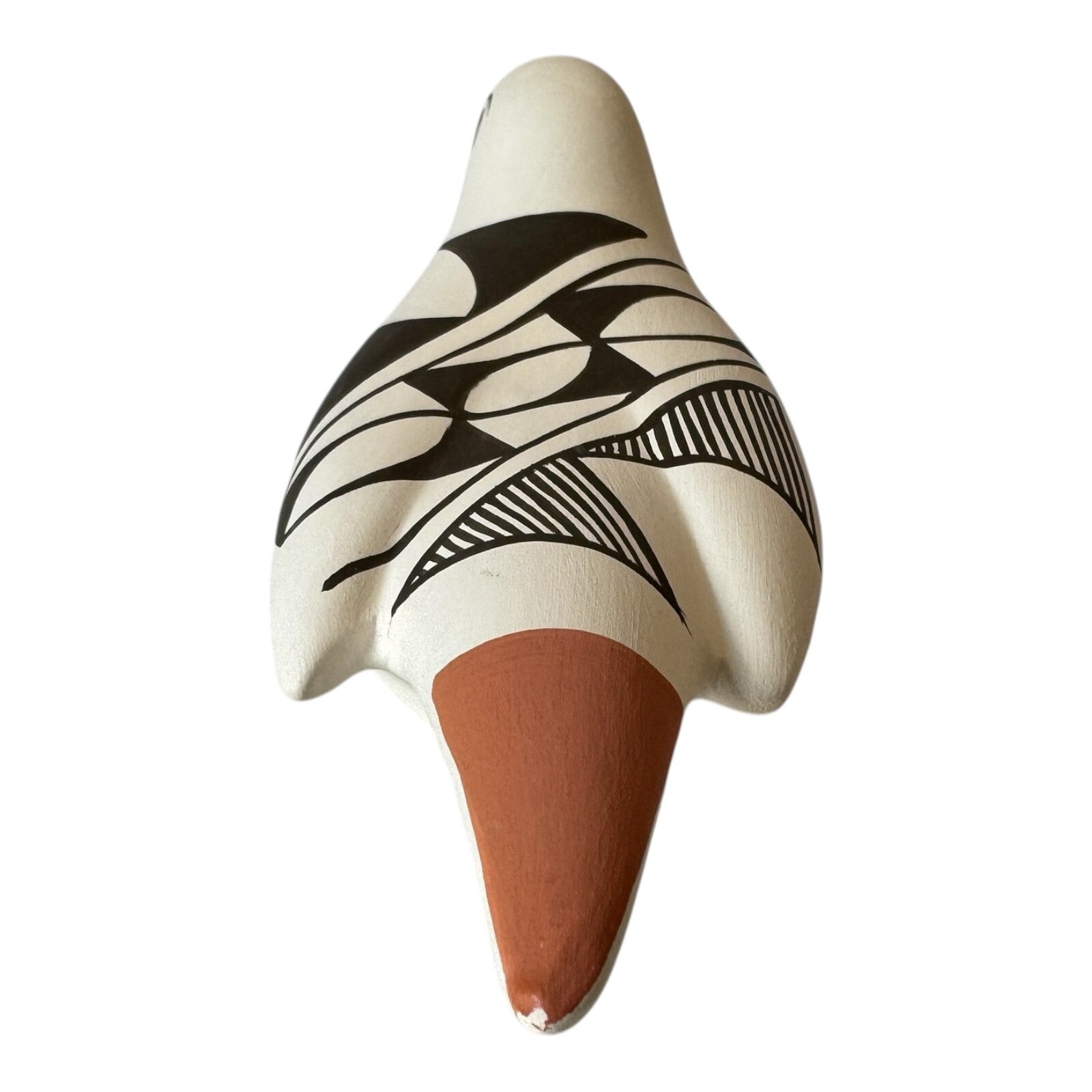 Vintage Native American Southwestern Acoma Pottery Bird Effigy Figurine