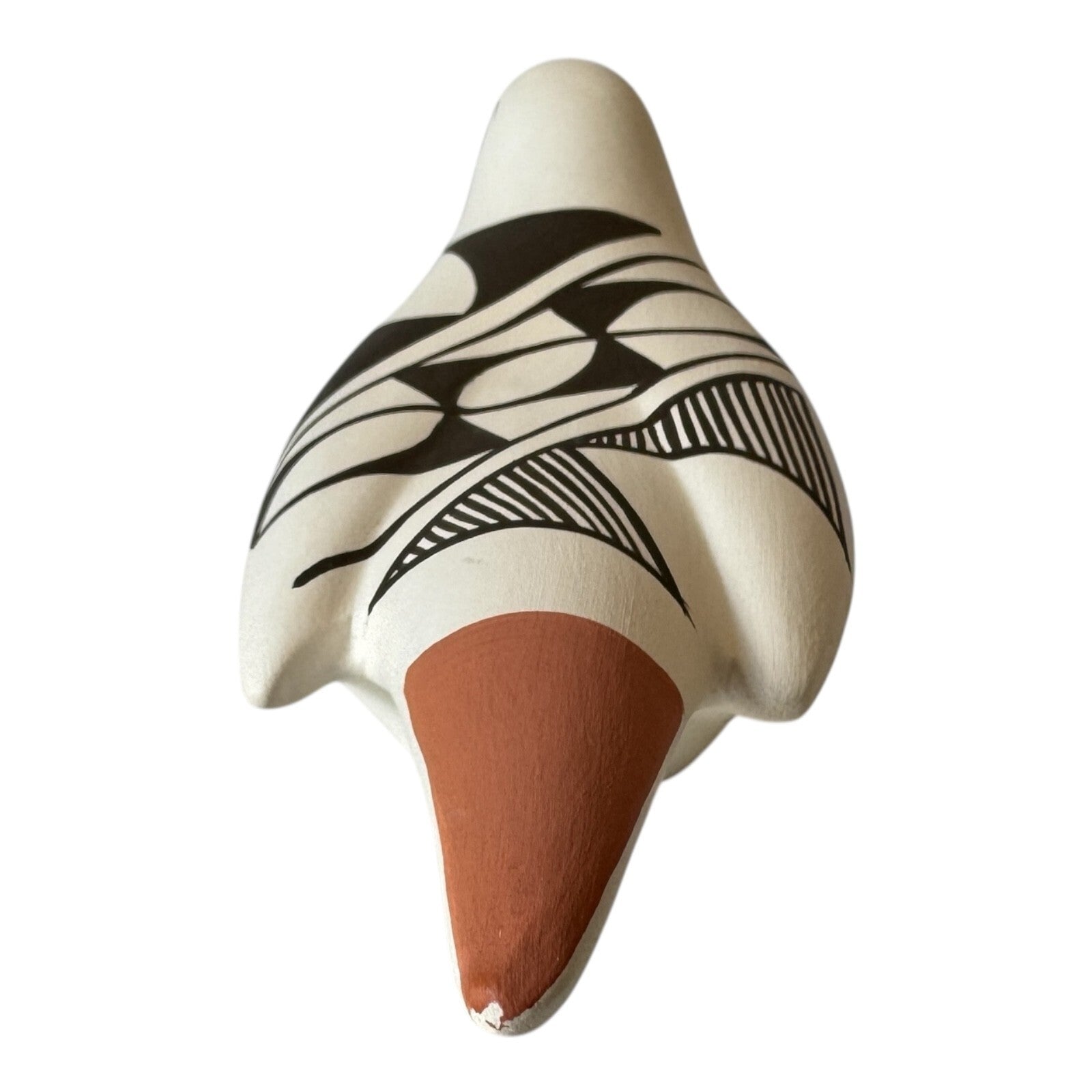 Vintage Native American Southwestern Acoma Pottery Bird Effigy Figurine
