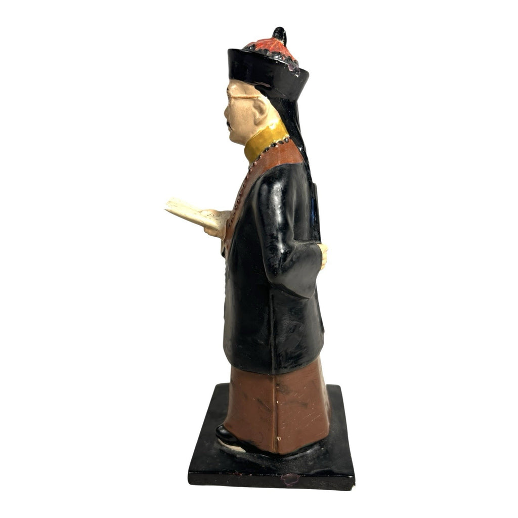 Antique Chinese Shiwan Ceramic Scholar Figure