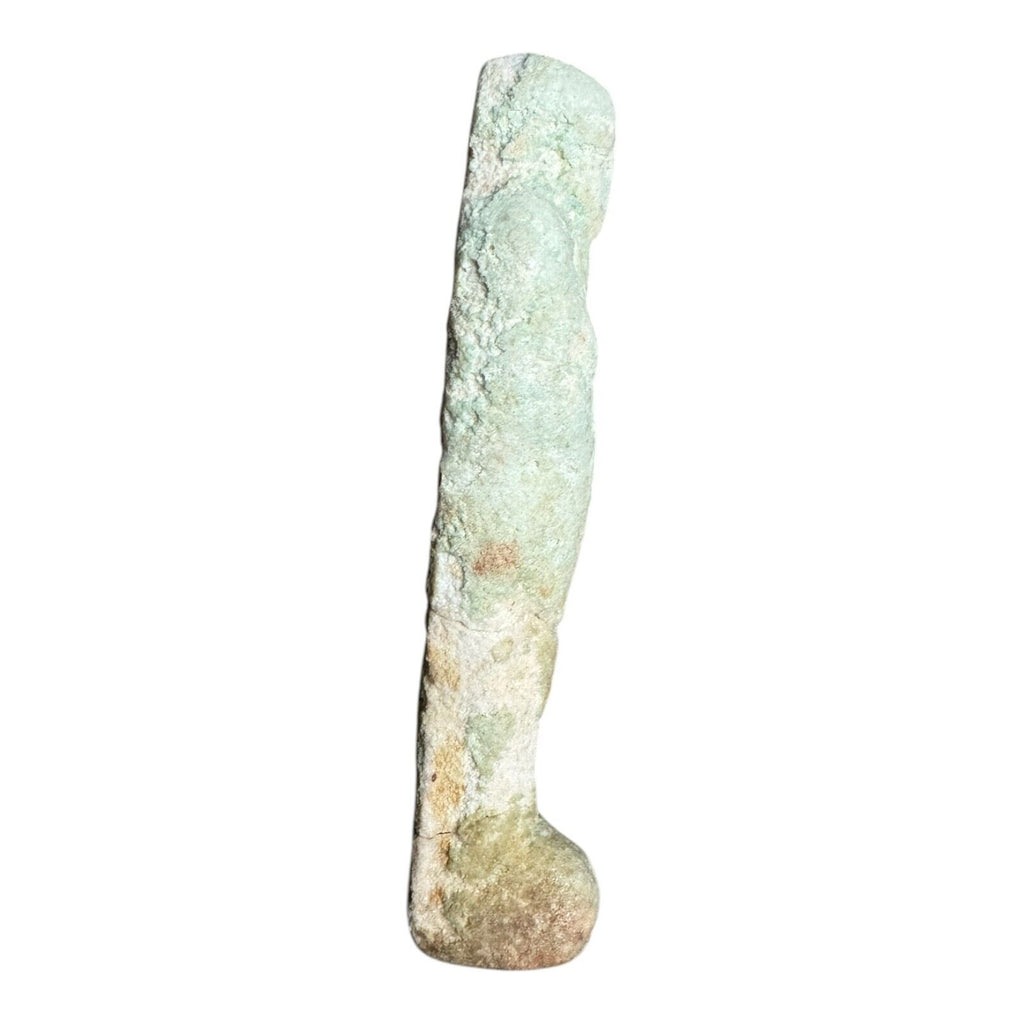 Ancient Egyptian Faience Ushabti Shabti Figure – Glazed Burial Artifact