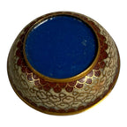 Antique Chinese Cloisonne Floral Jewelry or Pill Box
