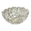 Antique American Brilliant Period Lead Cut Glass Bowl with Saw Tooth Edge