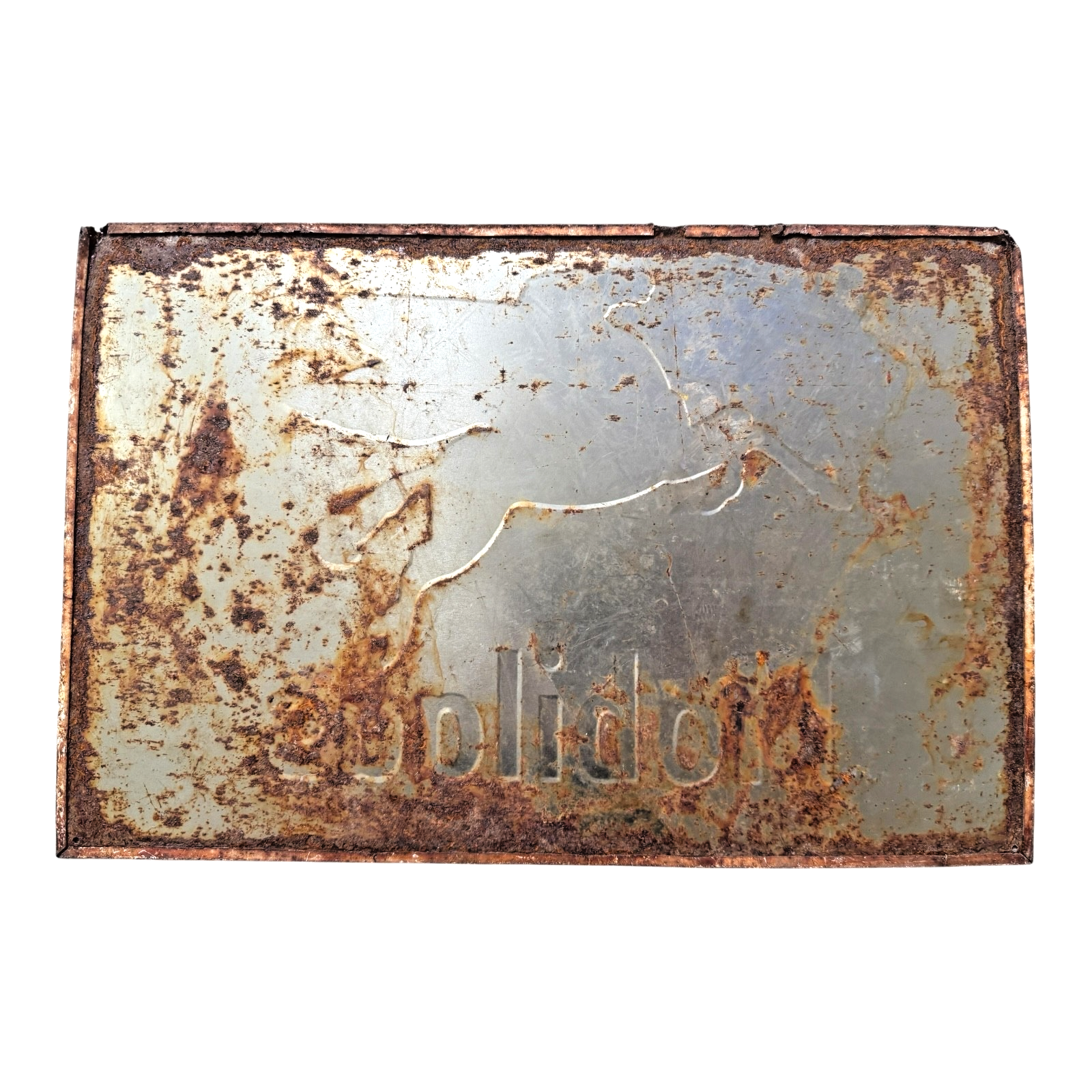 Antique Original Mobilgas Pegasus Gasoline Advertising Trade Sign