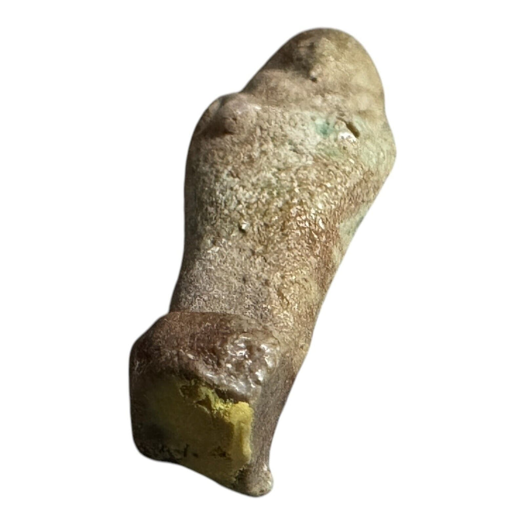 Ancient Egyptian Faience Ushabti Shabti Figure – Glazed Burial Artifact