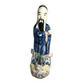 Antique Chinese Famille Rose Wang Quan Ji Zao Figure Republic Period