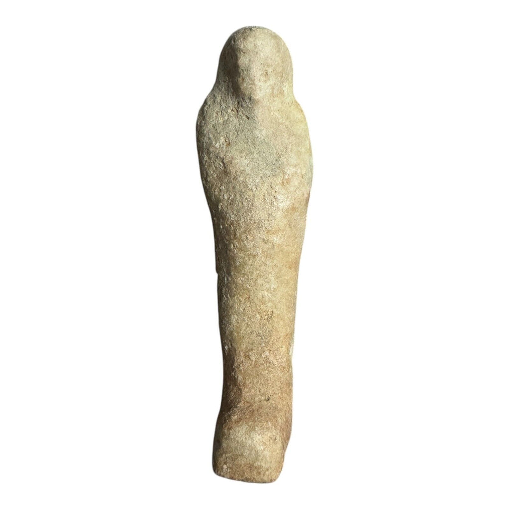 Ancient Egyptian Style Ushabti Figure Carved Stone Faience Shabti Statue