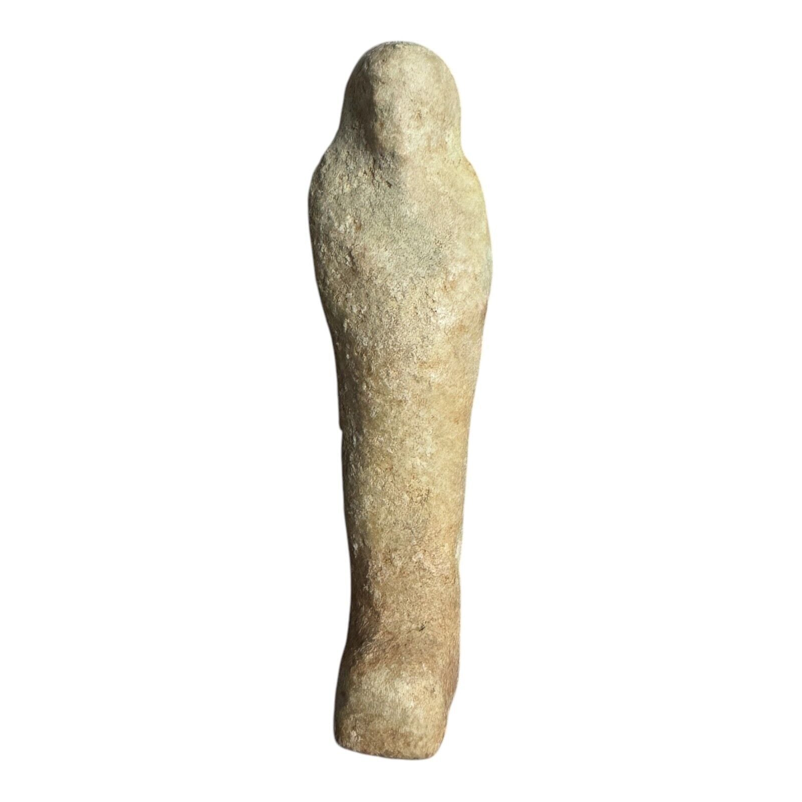 Ancient Egyptian Style Ushabti Figure Carved Stone Faience Shabti Statue