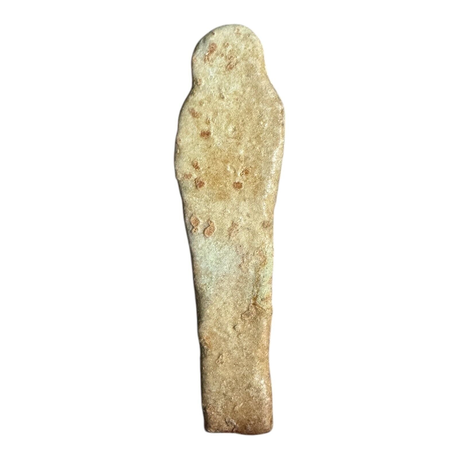 Ancient Egyptian Style Ushabti Figure Carved Stone Faience Shabti Statue