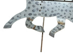 Antique Farmhouse Primitive Folk Art Running Horse Metal Weathervane