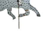 Antique Farmhouse Primitive Folk Art Running Horse Metal Weathervane
