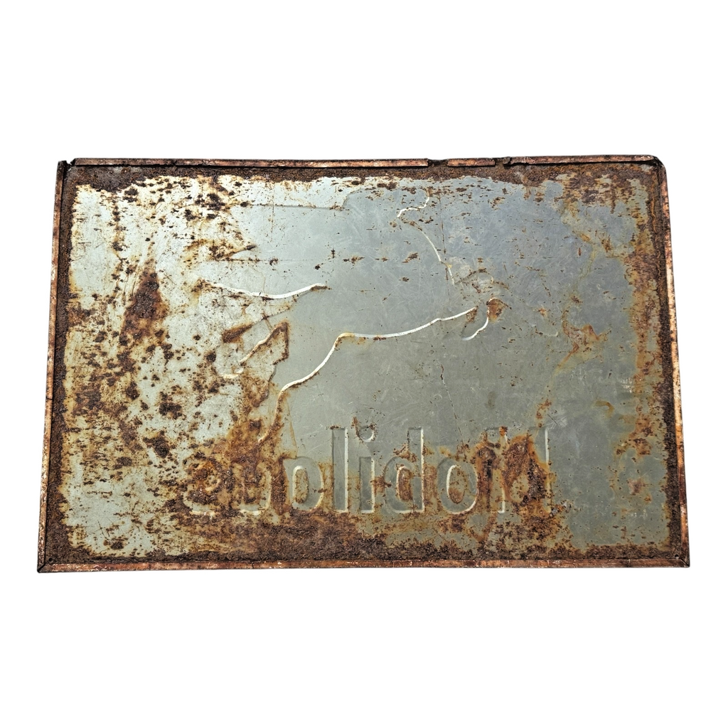 Antique Original Mobilgas Pegasus Gasoline Advertising Trade Sign