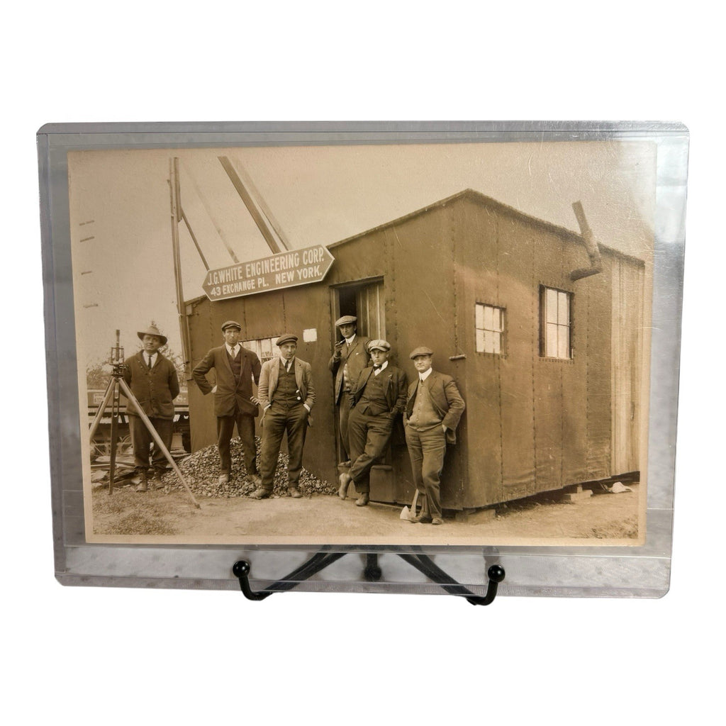 Antique 1890's Cabinet Card Occupational Photograph of Civil Engineers