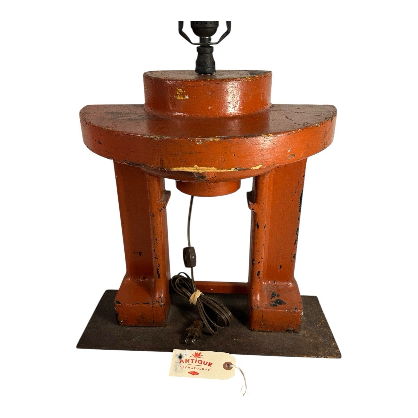 Antique Steam Punk Foundry Mold Lamp -  Owned by Mike Wolfe American Pickers