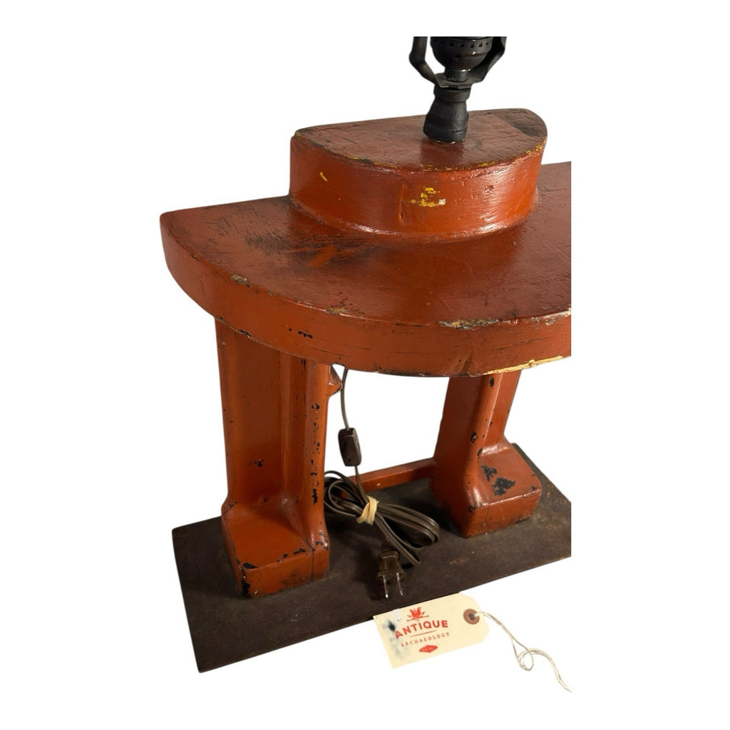 Antique Steam Punk Foundry Mold Lamp -  Owned by Mike Wolfe American Pickers