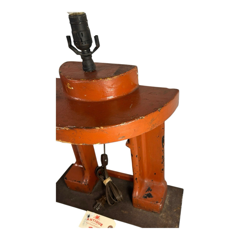 Antique Steam Punk Foundry Mold Lamp -  Owned by Mike Wolfe American Pickers